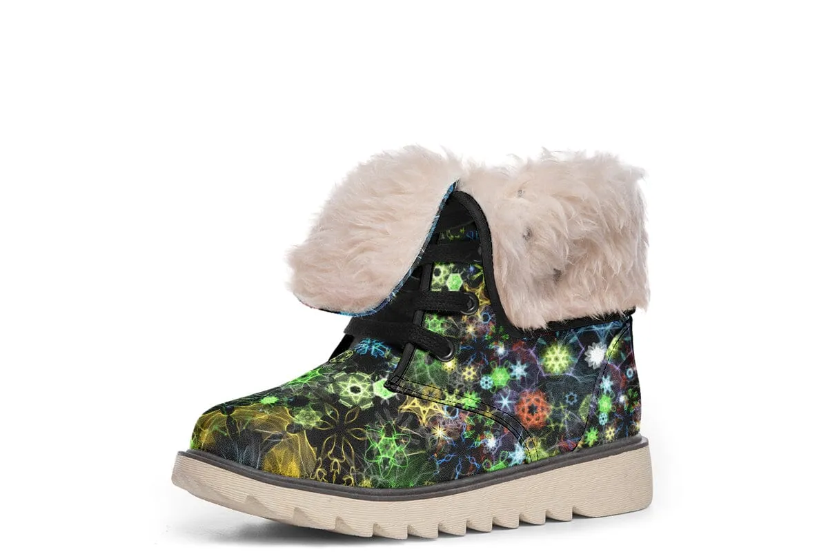 Trippy Constellation Moon Boots