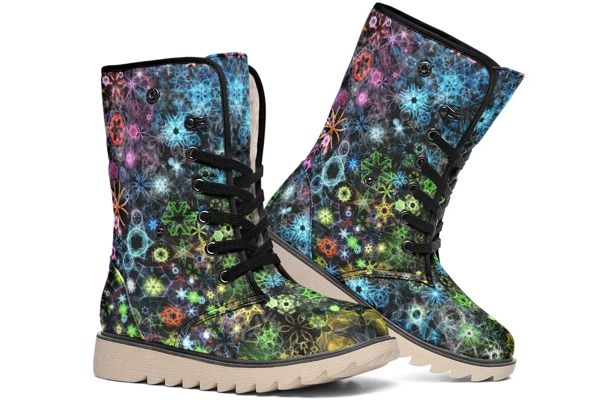 Trippy Constellation Moon Boots