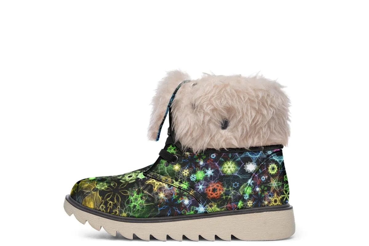 Trippy Constellation Moon Boots