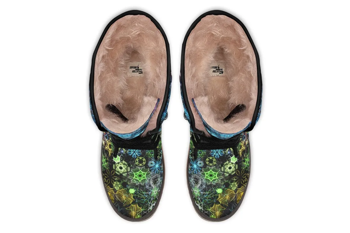 Trippy Constellation Moon Boots
