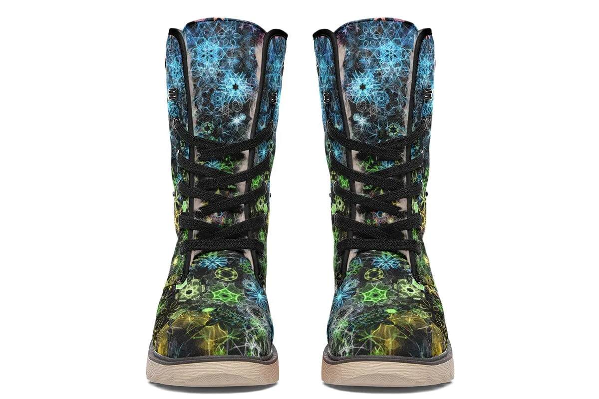 Trippy Constellation Moon Boots