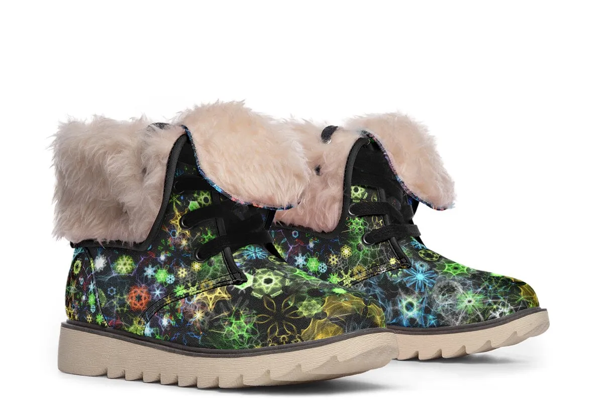 Trippy Constellation Moon Boots