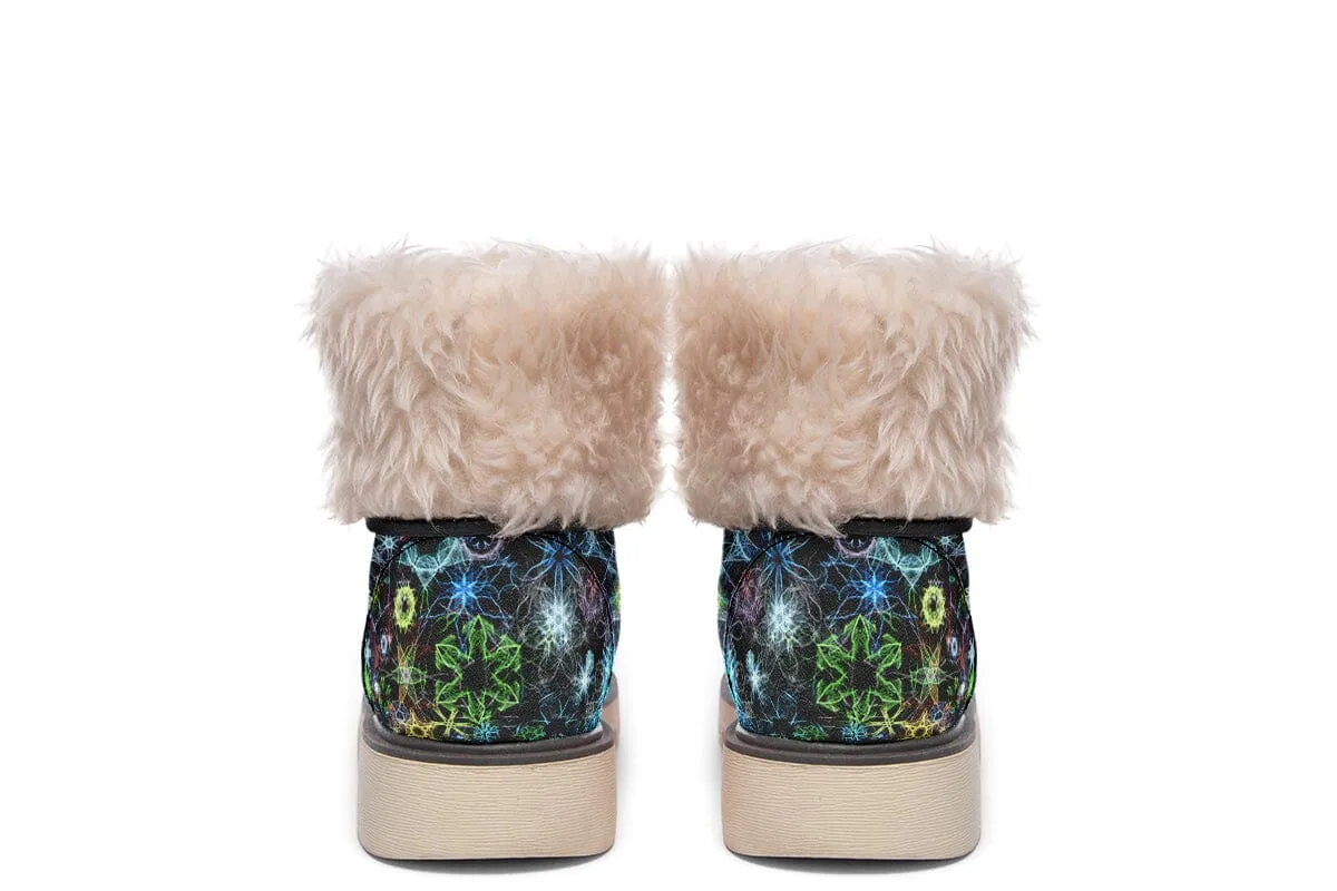 Trippy Constellation Moon Boots