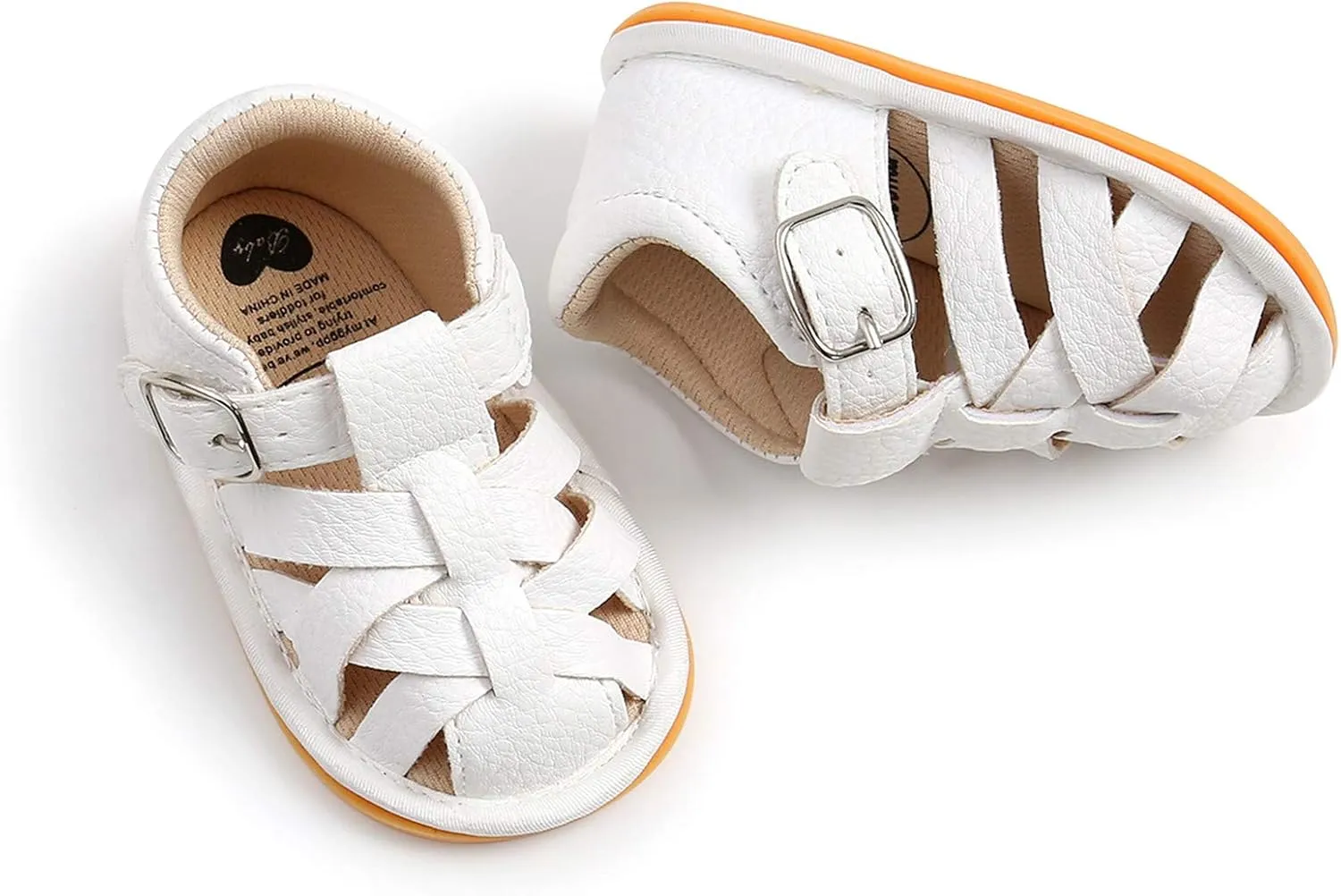 Unisex Baby Boys Girls Sandals Soft-soled Non-slip Flats Infant Closed Toe First Walking Shoes Baby Girl Shoes