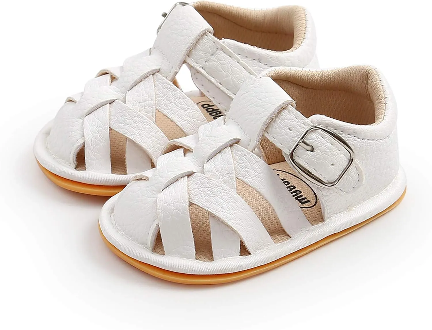 Unisex Baby Boys Girls Sandals Soft-soled Non-slip Flats Infant Closed Toe First Walking Shoes Baby Girl Shoes