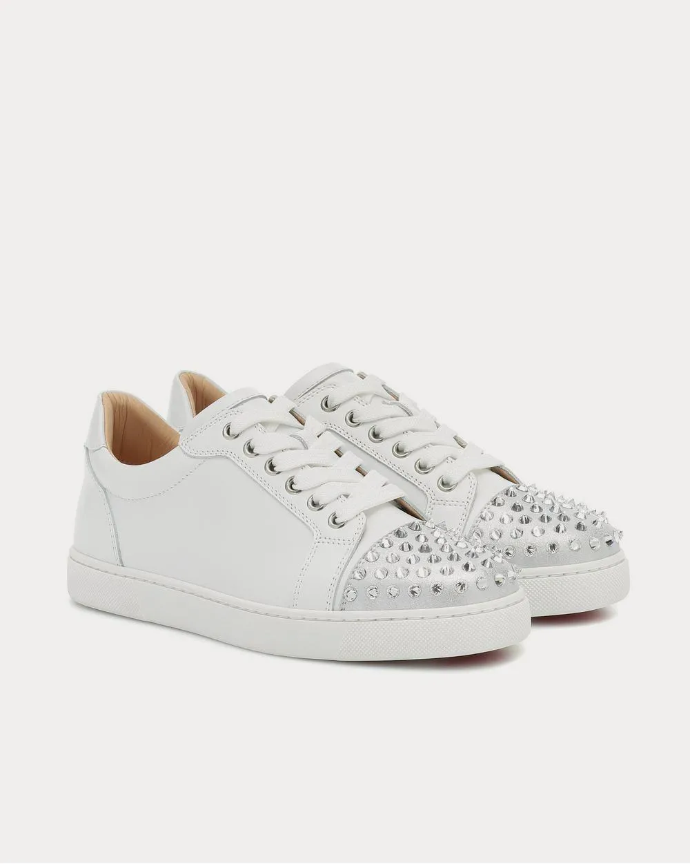 Vieira Spikes Krystal Silver Low Top Sneakers