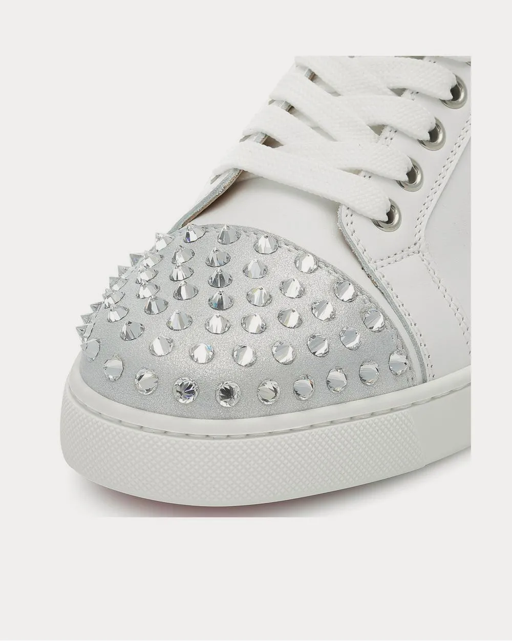 Vieira Spikes Krystal Silver Low Top Sneakers