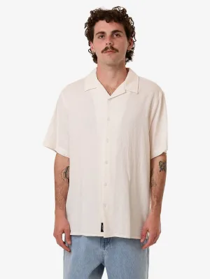 Walks Of Life Bowling Shirt - Heritage White