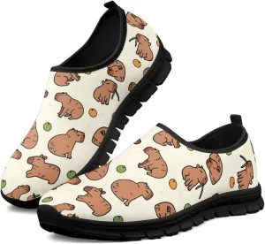 Women's Fashion Casual Slip-On Low Top Shoes Women Non-Slip Breathable Walking Loafers Workout Tennis Shoes for Women US 5.5-11.5