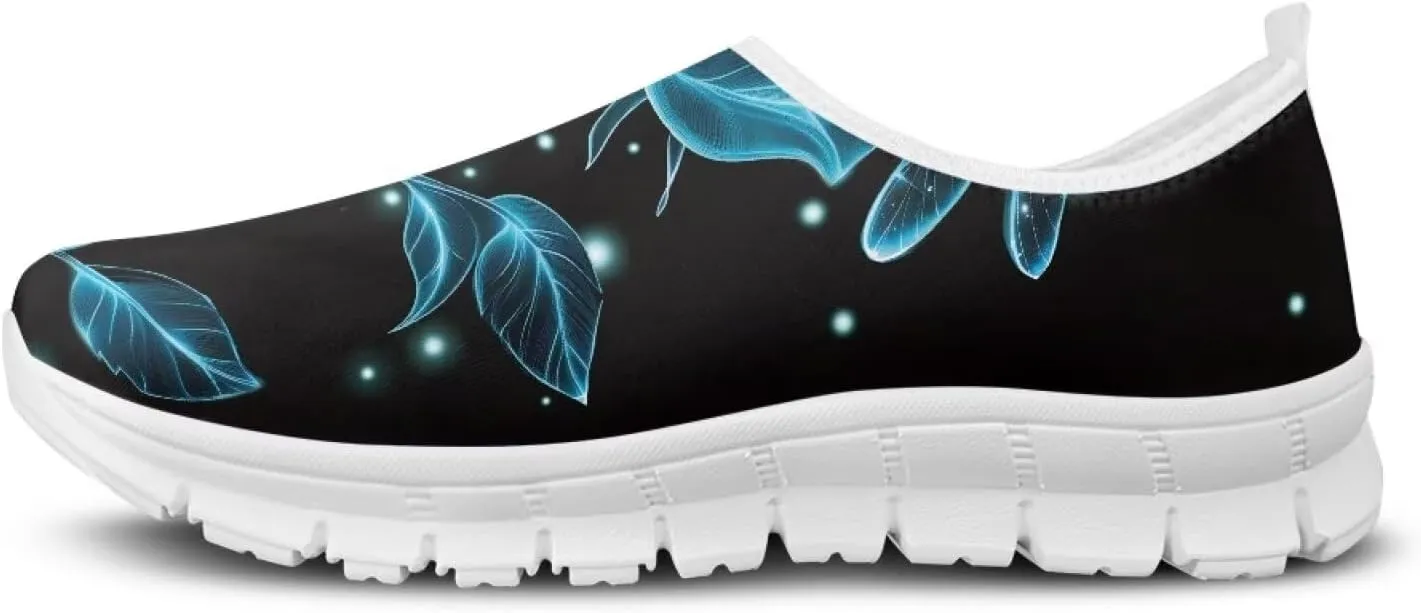Women's Shoes Fashion Casual Cozy Slip-On Low Top Non-Slip Loafers Running Exercise Workout Tennis Sneaker for Women US 5.5-11.5