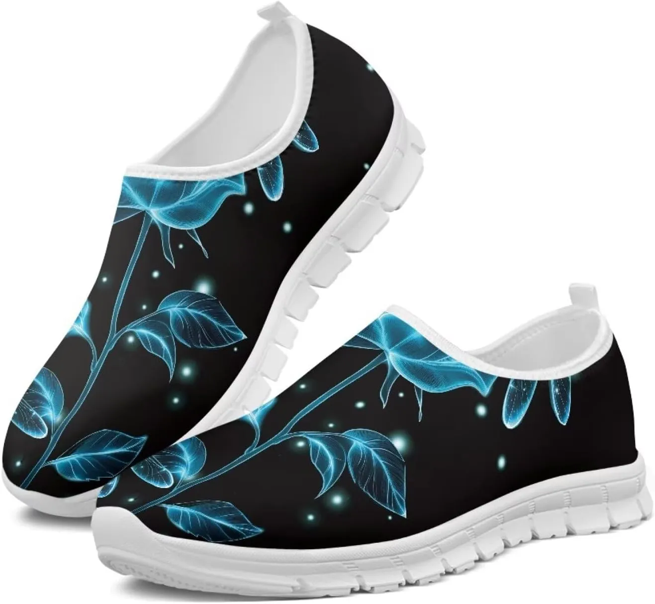 Women's Shoes Fashion Casual Cozy Slip-On Low Top Non-Slip Loafers Running Exercise Workout Tennis Sneaker for Women US 5.5-11.5