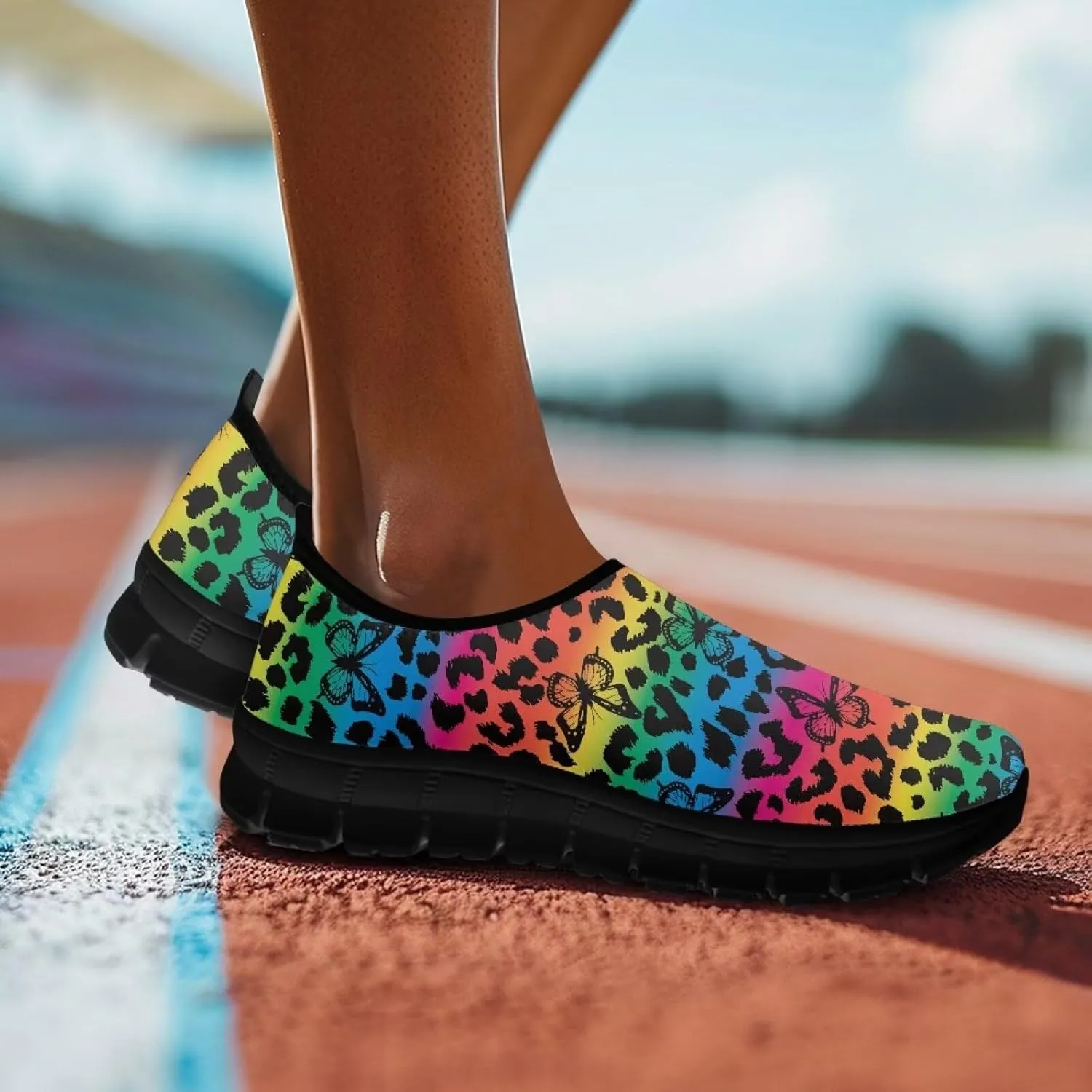 Women's Slip-On Shoes Casual Loafers Non-Slip Shoes Low Top Casual Shoes Walking Work Sneakers Workout Shoes for Women US 5.5-11.5