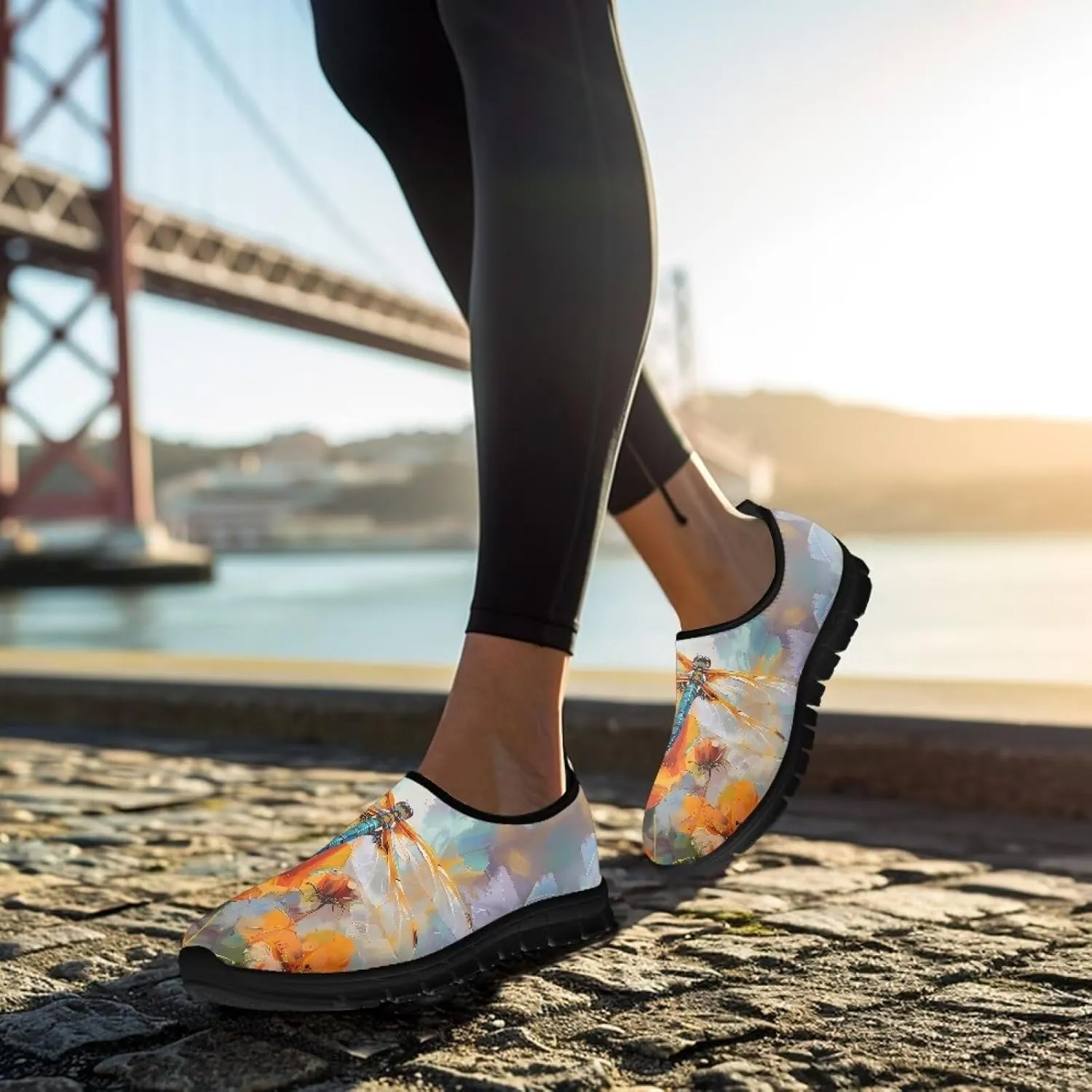 Women's Slip-On Shoes Casual Loafers Non-Slip Shoes Low Top Casual Shoes Walking Work Sneakers Workout Shoes for Women US 5.5-11.5