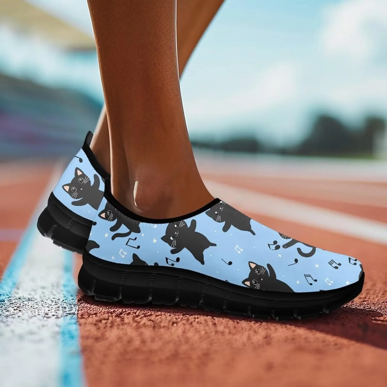 Women's Slip-On Shoes Casual Loafers Non-Slip Shoes Low Top Casual Shoes Walking Work Sneakers Workout Shoes for Women US 5.5-11.5