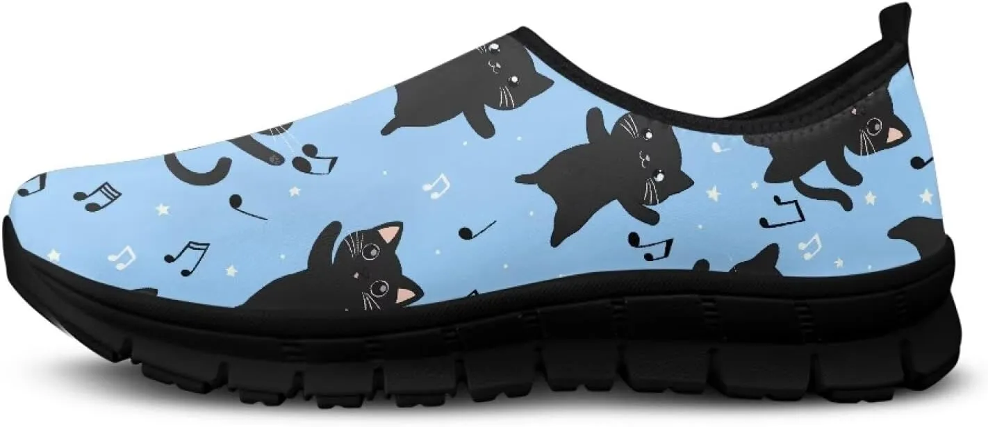 Women's Slip-On Shoes Casual Loafers Non-Slip Shoes Low Top Casual Shoes Walking Work Sneakers Workout Shoes for Women US 5.5-11.5