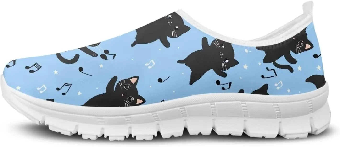 Women's Slip-On Shoes Walking Non-Slip Shoes Casual Fashion Loafers Low Top Work Sneakers Workout Shoes for Women US 5.5-11.5