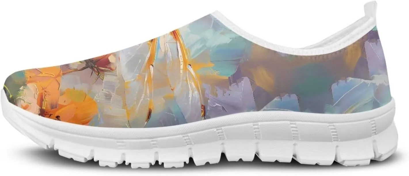 Women's Slip-On Shoes Walking Non-Slip Shoes Casual Fashion Loafers Low Top Work Sneakers Workout Shoes for Women US 5.5-11.5
