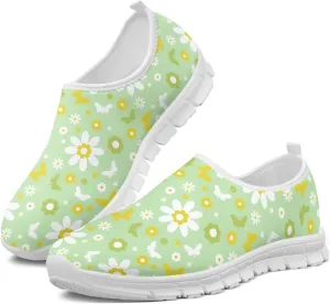Women's Slip-On Shoes Walking Non-Slip Shoes Casual Fashion Loafers Low Top Work Sneakers Workout Shoes for Women US 5.5-11.5