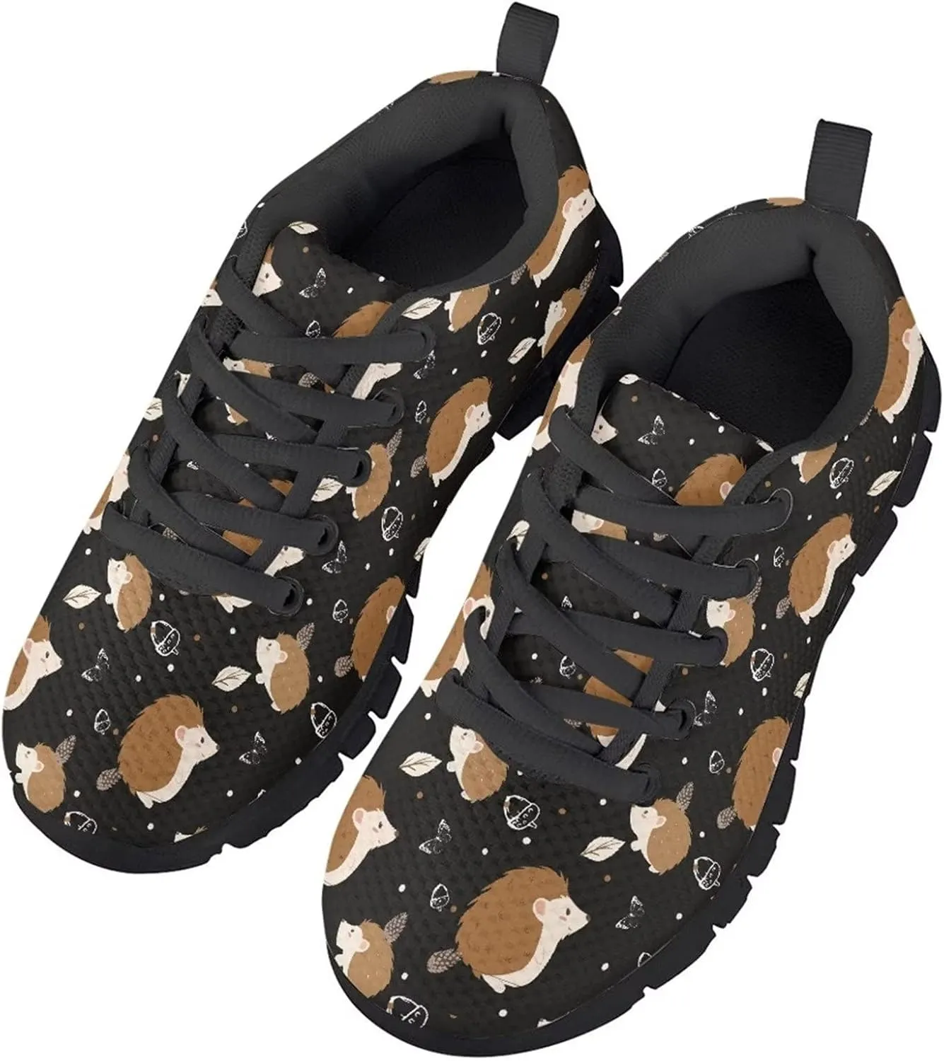 Xoenoiee Kids Shoes Running Shoes Boys Girls Sport Sneakers School Hiking Shoes Lace up Fashion Trainers