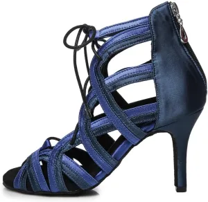 YKXLM Latin Dance Boots Professional for Women Salsa Practice Ballroom Dance Shoes
