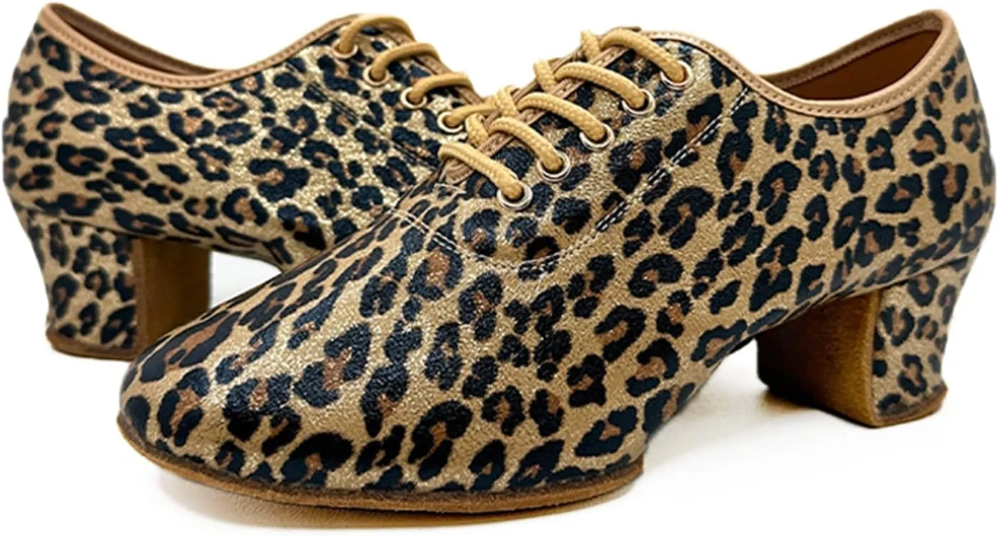 YKXLM Women Standard Practice Social Dance Sneaker Beginner Dance Practice Shoes for Women Low Heel Ballroom