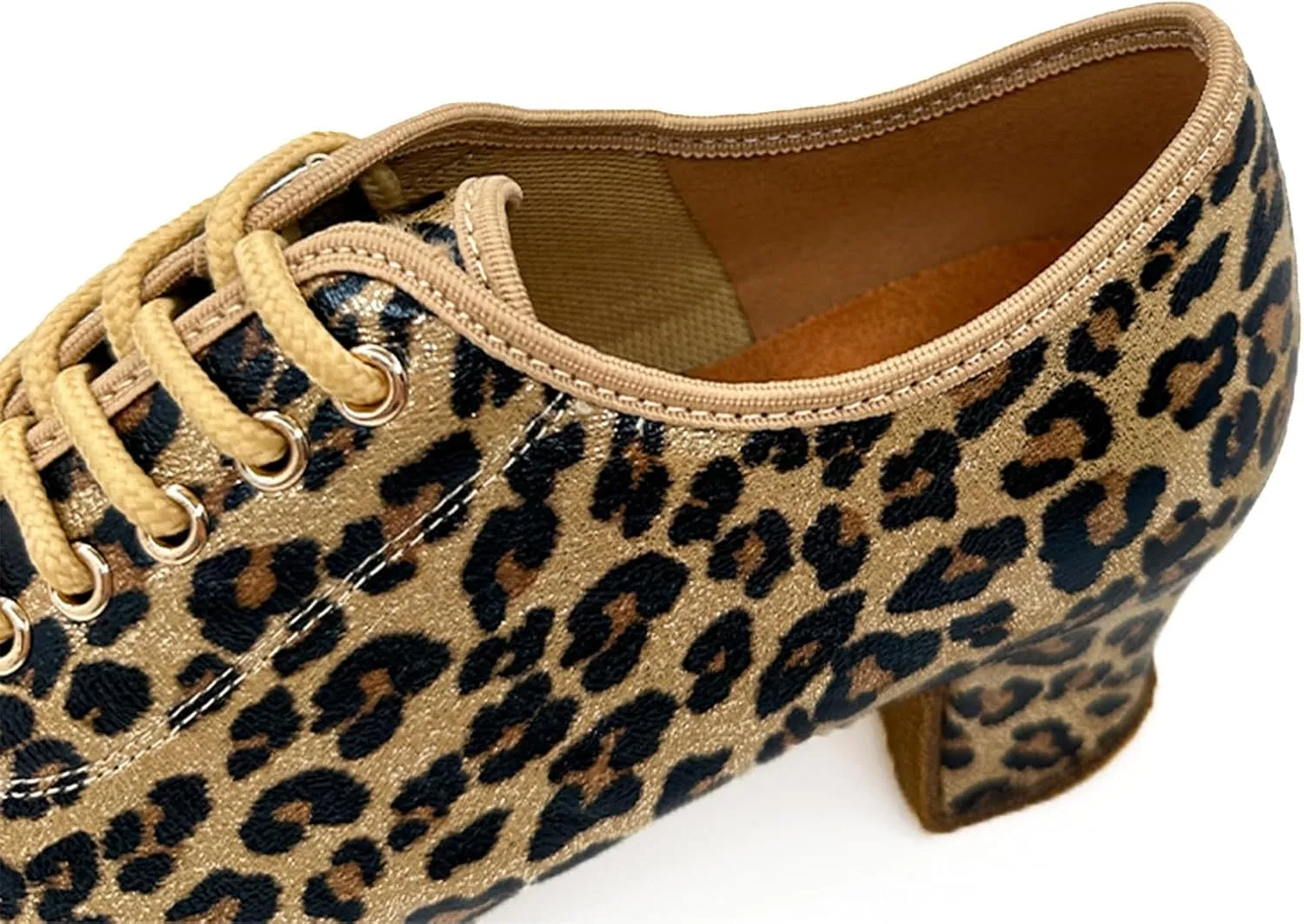 YKXLM Women Standard Practice Social Dance Sneaker Beginner Dance Practice Shoes for Women Low Heel Ballroom